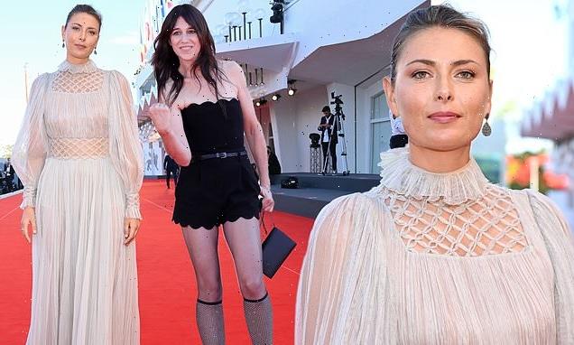 Venice Film Festival 2021: Maria Sharapova is a vision in chiffon gown