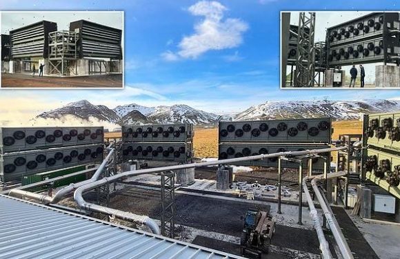 World's biggest 'carbon-sucking' machine is switched on in Iceland