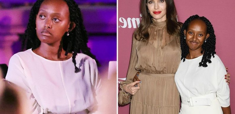 Angelina Jolie & Brad Pitt's daughter Zahara, 16, looks so grown up on red carpet with mom amid parents' nasty divorce