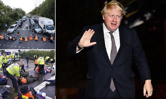 Boris Johnson threatens 'reckless' protesters with huge fines and jail