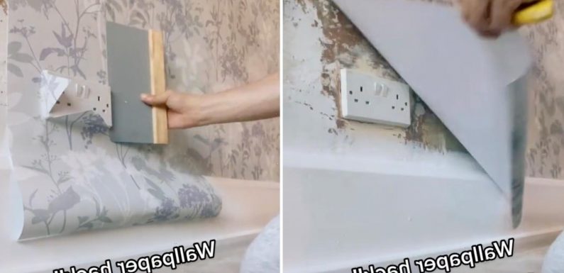 DIY expert reveals wallpaper hack that will save you tons of time and effort when installing it