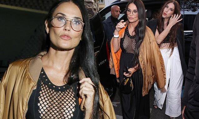 Demi Moore, 58, puts on busty display at Stella McCartney fashion show