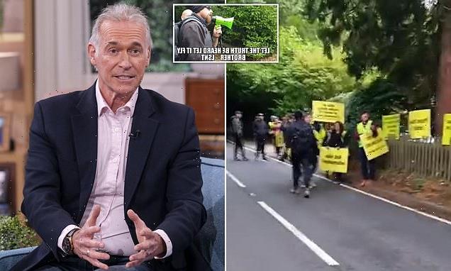 Dr. Hilary Jones' country home is targeted by 'vicious  anti-vaxxers'