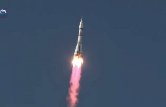 Live Updates: A Russian Film Crew Has Arrived at the Space Station.