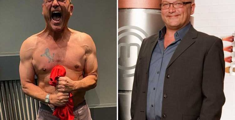 MasterChef’s Gregg Wallace strips off to reveal shredded body after losing four stone