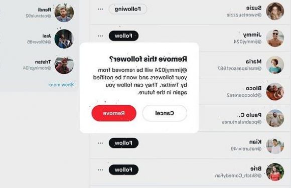Now you can just remove a Twitter follower instead of blocking them