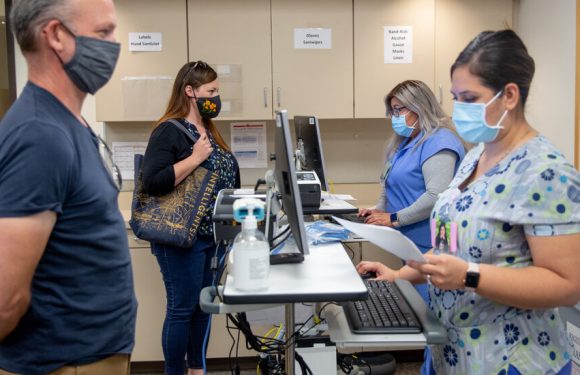 Only a fraction of U.S. health care workers are risking their jobs over vaccinations.