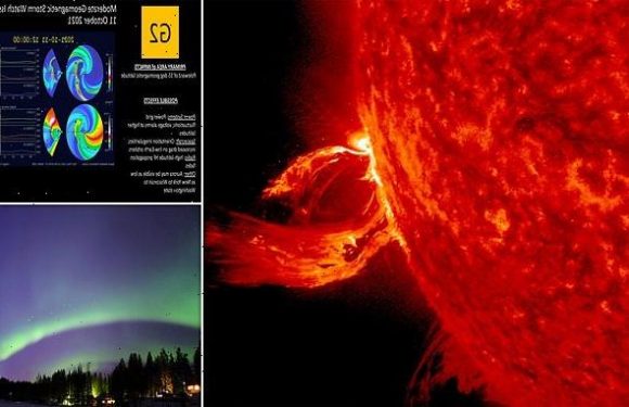 Solar storm due to hit Earth TODAY could cause havoc for power grids