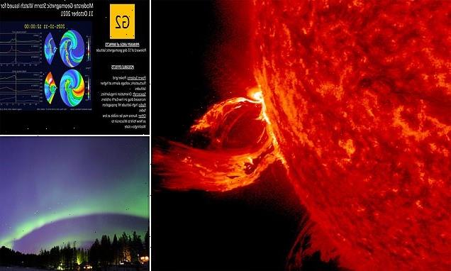 Solar storm due to hit Earth TODAY could cause havoc for power grids