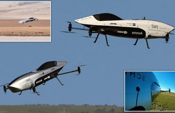 World's first electric flying race-cars take to the skies