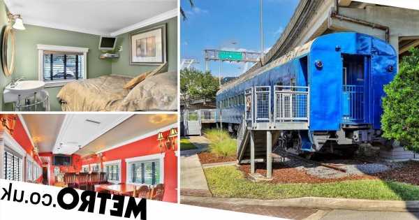Amazing railway home converted from real train carriage on sale for £228k