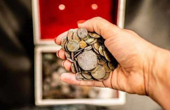 Archaeologists’ fury as ‘scandalous’ hoard of ancient coins seized during raid in Israel