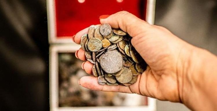 Archaeologists’ fury as ‘scandalous’ hoard of ancient coins seized during raid in Israel