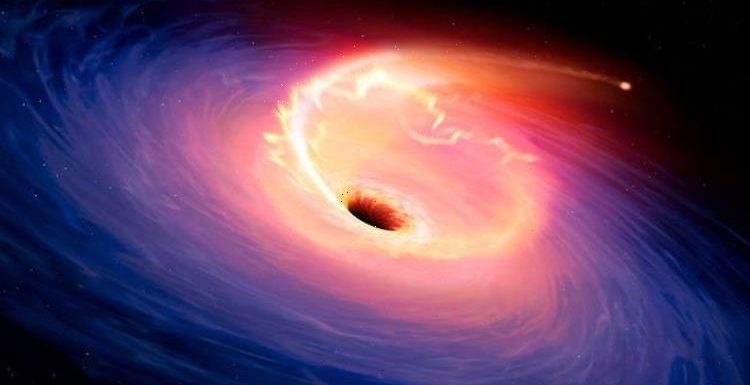 Black hole warning as gigantic cannibal region of spacetime devours host star