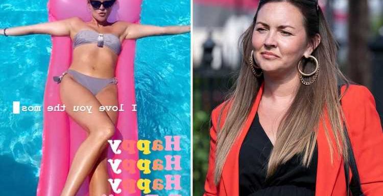 EastEnders' Lacey Turner pays tribute to her rarely-seen soap star sister on her birthday with stunning bikini snap