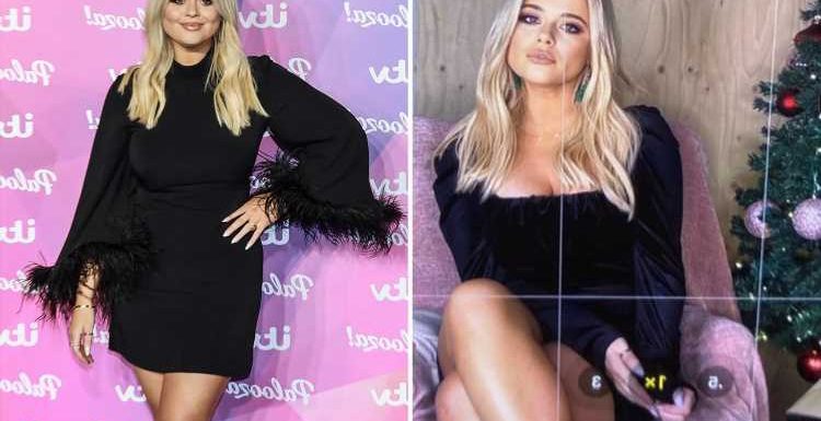 Emily Atack shows off her incredible legs in modelling shots amid Jack Grealish drama
