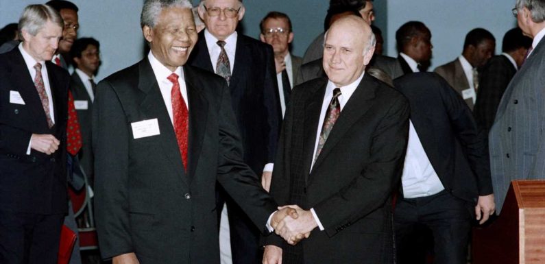 FW de Klerk dead – last president of Apartheid South Africa who freed Nelson Mandela dies aged 85