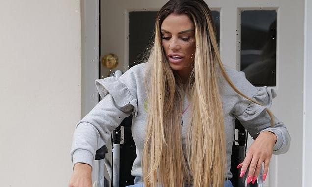 Katie Price RETURNS to hospital a year after breaking both her feet