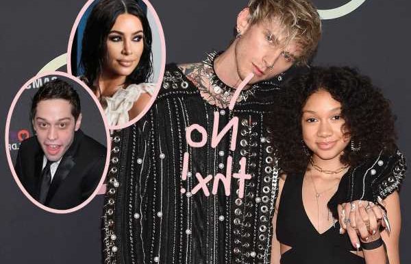 Machine Gun Kelly Absolutely BOLTS When Asked About BFF Pete Davidson & Kim Kardashian's Relationship!