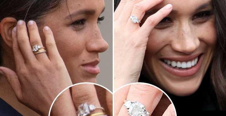 Meghan Markle has blinged up the engagement ring Prince Harry gave her – and it looks totally different