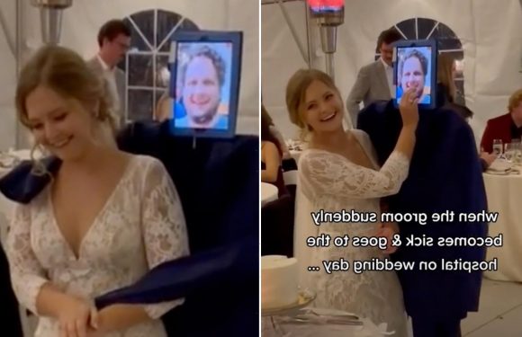 My husband had food poisoning for our wedding, but we were determined – our solution was a hit