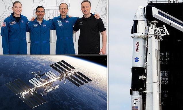 NASA and SpaceX will launch four astronauts to the ISS later today
