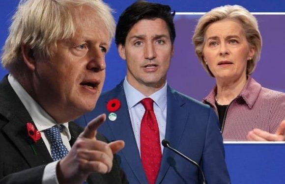 See EU! UK and Canada launch new alliance as UK faces £80bn research ban from bloc
