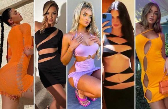 Stars from Kendall Jenner to Maura Higgins are going underwear-free for the latest racy cut-out dress trend