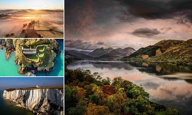 Stunning photographs taken by DRONES capture UK landscapes