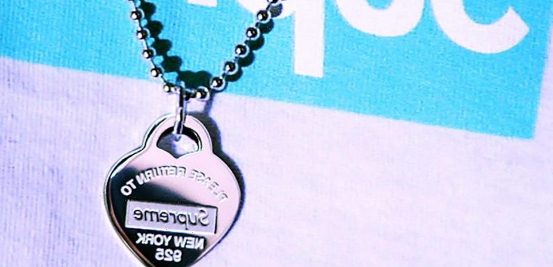 Supreme and Tiffany & Co. Deliver the Iconic Heart Tag Pendant Necklace You've Always Wanted