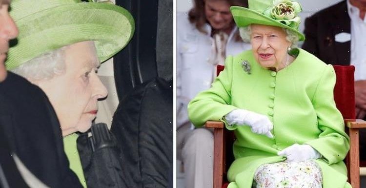 The Queen stuns at Princess Eugenie’s son christening – why she always wears lime green