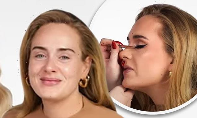 Adele goes through a make up transformation with Nikki de Jager