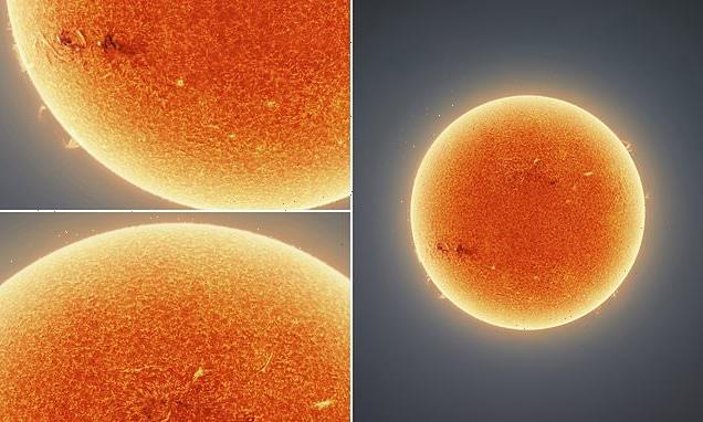Astrophotographer snaps his 'clearest ever photo of the SUN'