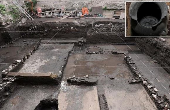 Burned human remains found at Aztec altar in Mexico City