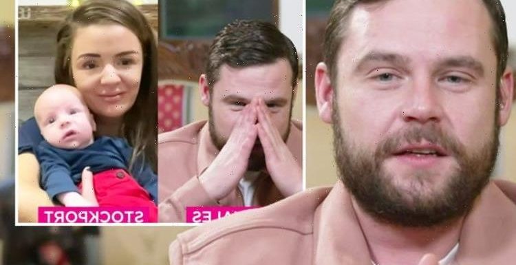 Danny Miller in tears as he’s reunited with fiancee and newborn son after I’m A Celeb win