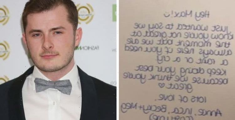 EastEnders’ Max Bowden ‘isn’t doing great’ as he’s supported by BBC crew after heartbreak