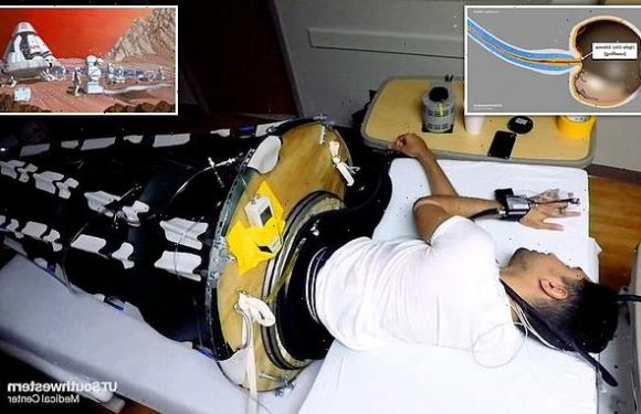 High-tech SLEEPING BAG could help prevent vision issues in astronauts