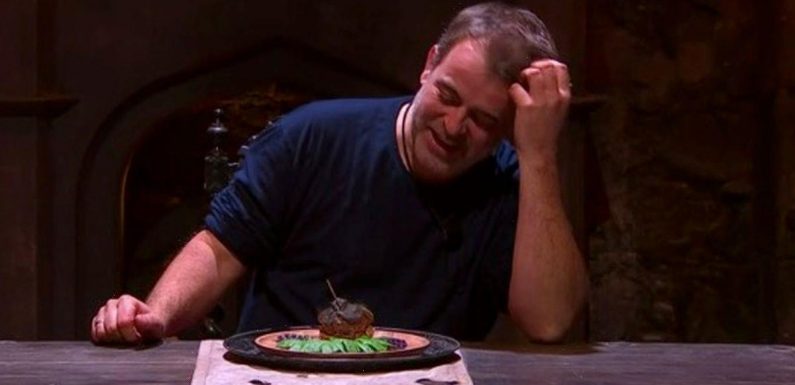 I’m A Celebrity’s Simon Gregson does ITV show first as he eats goat tongue and cow’s vagina