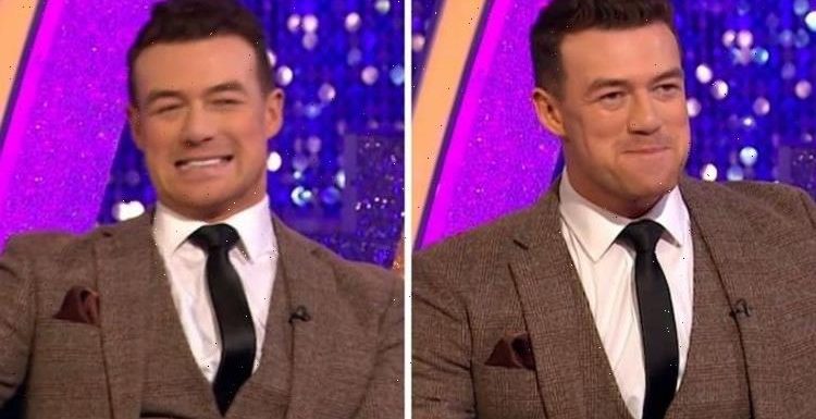 Kai Widdrington red-faced as Rylan collars Strictly star for innuendo ‘It’s BBC2!’