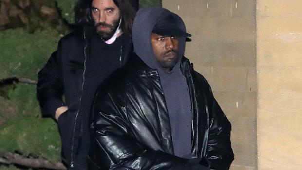 Kanye West Spotted With Friends As Kim K & Pete Davidson Step Out For New Romantic Date
