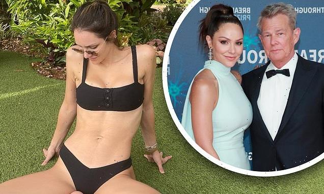 Katharine McPhee, 37, poses in a bikini 10 months after baby