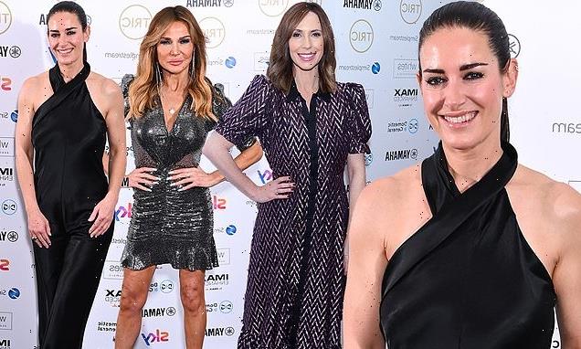 Kirsty Gallacher, Alex Jones and Lizzie Cundy attend TRIC luncheon