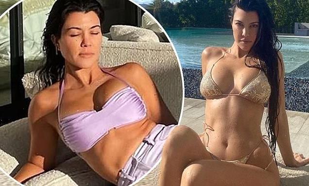 Kourtney Kardashian shares sizzling bikini throwback snaps