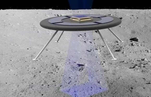 Moon landing rover that looks like flying saucer to ‘levitate’ across lunar surface