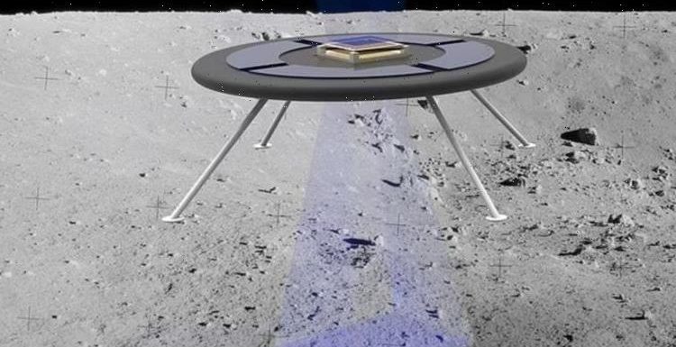 Moon landing rover that looks like flying saucer to ‘levitate’ across lunar surface