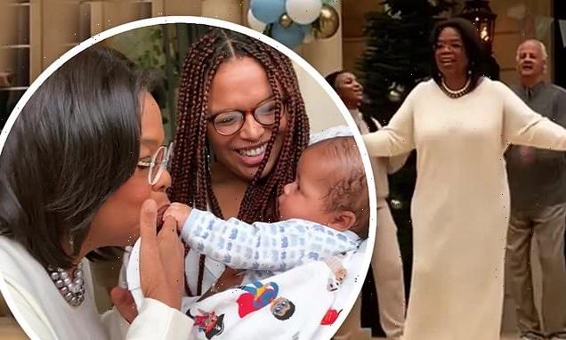 Oprah welcomes Gayle King's grandson by singing Circle Of Life