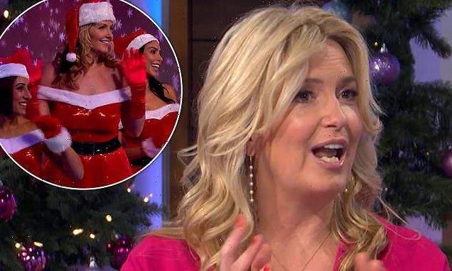 Penny dresses up as Mrs Claus to cheer up husband Rod Stewart