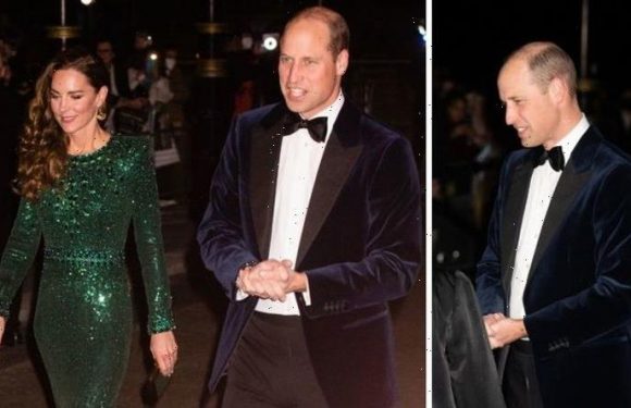 Prince William dazzles in signature velvet once again at the Royal Variety Performance