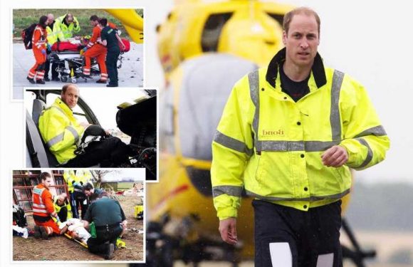 Prince William reveals emotional ­crisis he suffered as an air ambulance pilot