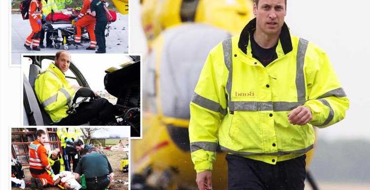 Prince William reveals emotional ­crisis he suffered as an air ambulance pilot